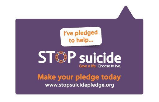 I've pledged to help STOPSuicide